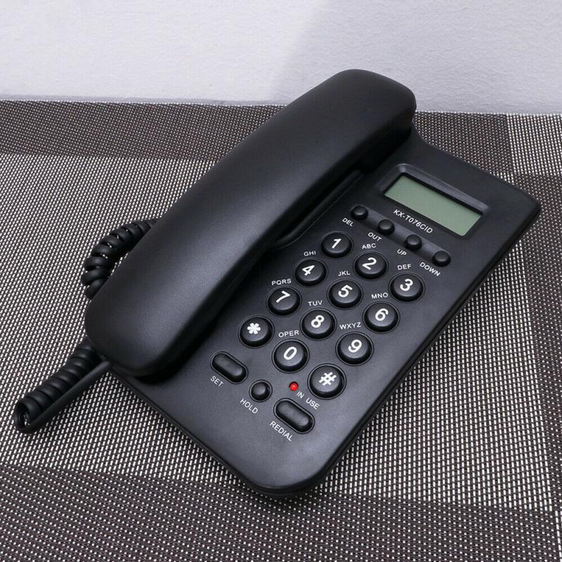 Cordless Digital Desktop English Portable Business Hotel Landline Telephone For Elderly Wall Mount ID Display Call Home Office