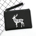 Custom animal style zipper PU storage bag