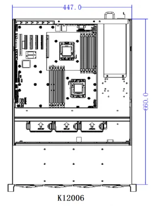 Distributed storage server chassis