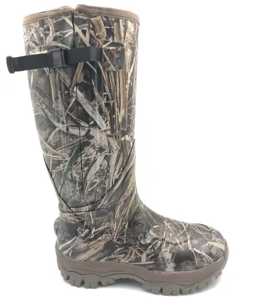 Hunting Boots for Men, Waterproof Rubber Boots with and Steel Shank, 5mm Neoprene Camo Insulated Outdoor Hunting Boots