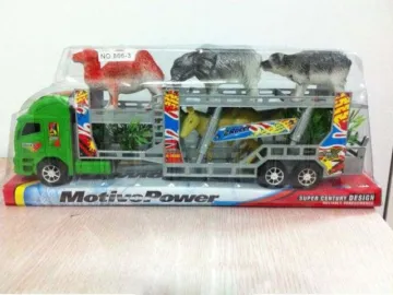 DOUBLE Friction L TRAILER +  ANIMALS +TREE