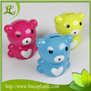 Plastic Little Bear Saving Bank