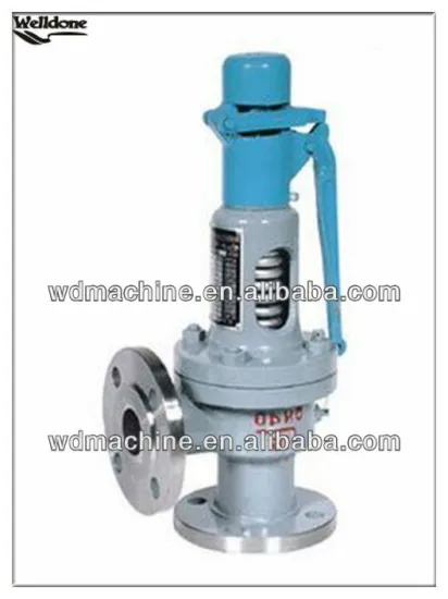 Spring loaded low lift type with lever safety valve