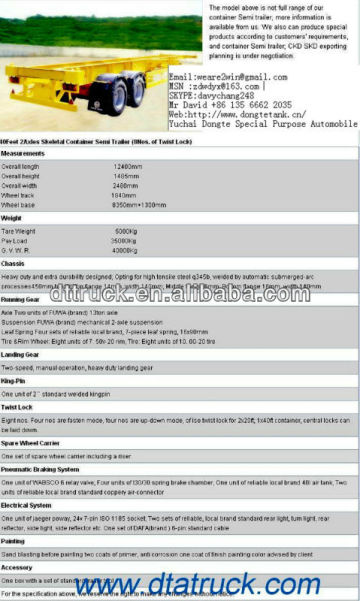 Flat bed trailer/ Low-bed semi-trailers