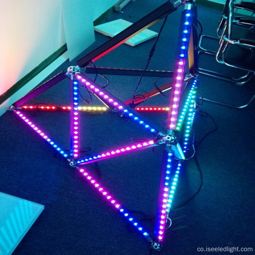 Vale calda DMX512 LED Cubes 3D Geometria