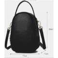 New Stylish Black Triple Shoulder Handbag