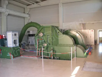 Pelton Hydro Turbine / Pelton Water Turbine For Hydropower Station With Water Heads 80 - 800m