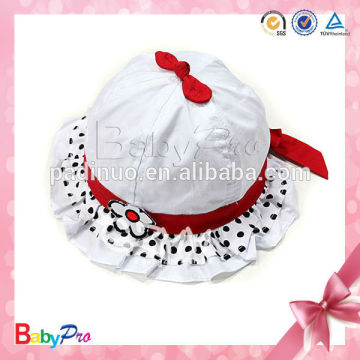 2014 Hot Sale Baby Hat Crochet Plain White Cotton Fancy Baby Hats