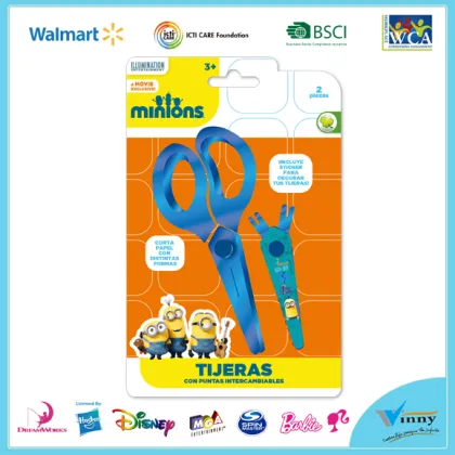 Minnie Mouse Plastic Scissors Set