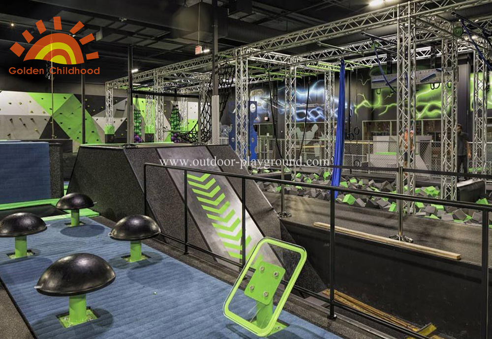 Indoor Ninja Warrior Gym Playground