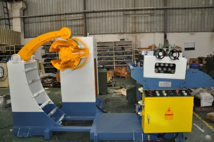 LIHAO High-Quality Steel Sheet Roller Decoiler and Straightener for Punch Press