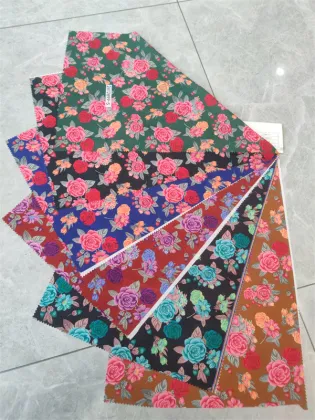 Textiles Imitation Linen Cloth Polyester Print Fabrics