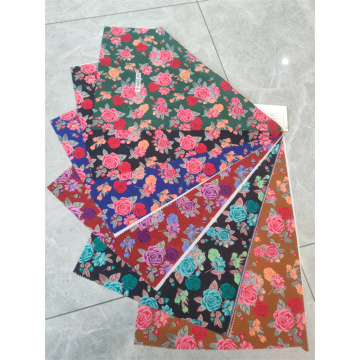 Textiles Imitation Linen Cloth Polyester Print Fabrics