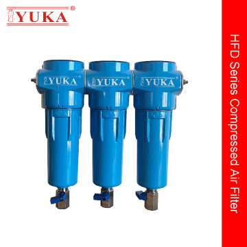 Compressed Air Filter To Reduce Dust Particles