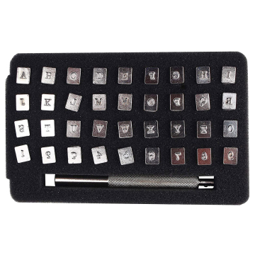 Yuhang 3 mm stalowy uderzenie alfabetu numer liter