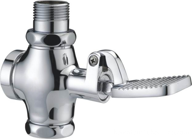 Pedal toilet flush valve repair
