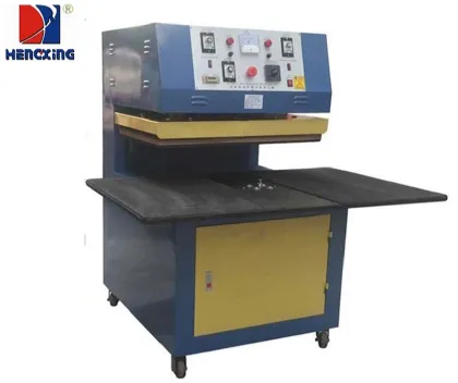 Double stations plastic blister sealing machine