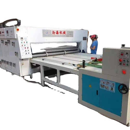 2 color flexo printer slotter and die cutter