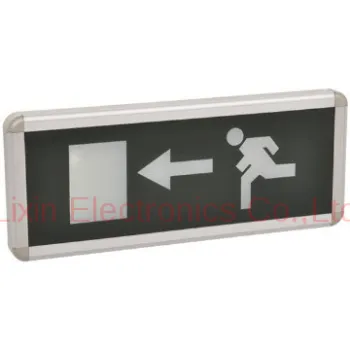 man run Emergency Exit Signs