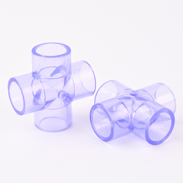 تركيب صليب PVC شفاف DIN PN16