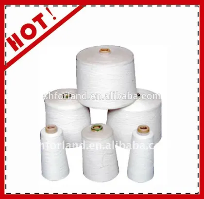 good bleach white spun polyester yarn 40s