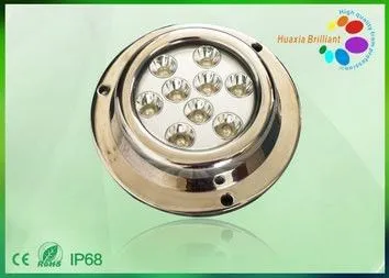 27w Waterproof Led Boat Lights 1500ma Cree 316stainless Steel Marine Light