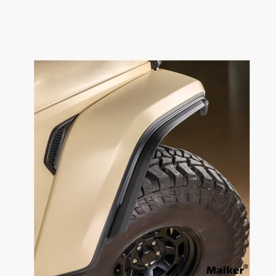 Jeep Gladiator JT Low Fender Flare Extensions Trim with Rivets