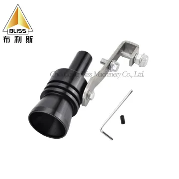 Racing Aluminum Turbo Exhaust Sound Whistle - Auto Parts Exhaust Pipe Turbine Whistle (S, M, L, XL) - 10.3cm/4.05 Inch