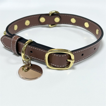 Lâche de ceinture pour animaux de compagnie marron durable