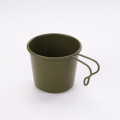 350 ml tasse de camping en acier inoxydable vintage portable 350 ml