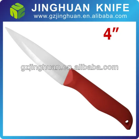 4 Inch White Blade Paring Ceramic Knife for Vegetable