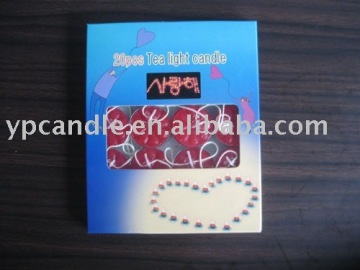Tealight Candles glass holder candle