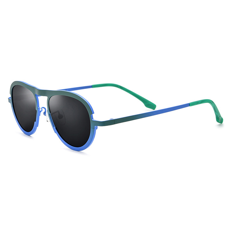 Colorful Pure Titanium Sunglasses For Women