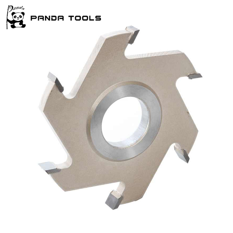 Hot Sale Six Blade Slot Wood Cutter V Groove Milling Cutter" could be shortened and optimized for a search engine as: "Six Blade
