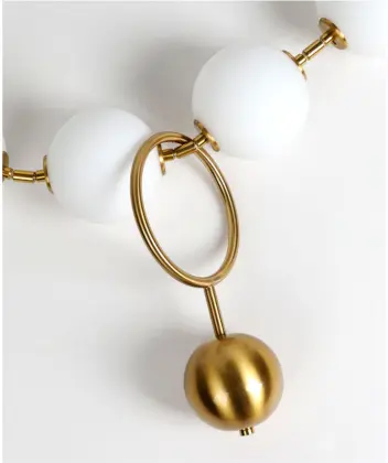 Scandinavian Designer Art Glass Chandelier for Restaurants