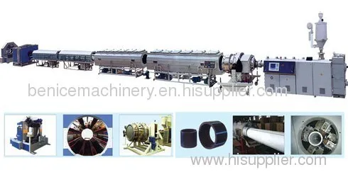 Hdpe Large Diameter Gas Supply Pipe Production Line 