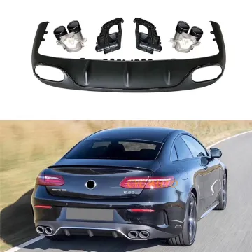 AMG E53 Rear Bumper Parts and Rear Diffuser for Mercedes-Benz E-Class C238 Coupe (2016-2019)