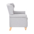 Tufted accent chair living room leisure chair with armrest