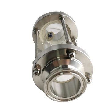Stainless Steel Sight Glass for Sanitary Pipes - OEM Welding Square Tempered Glass 3A (1.5mm/1.65mm/2.0mm) Equal BW