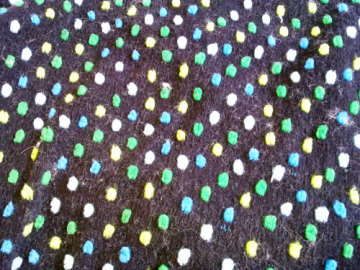 POM POM wool fabric