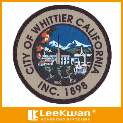 Illinois Patriot patch, heat transfer cotton guard patch, sublimation patch