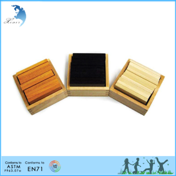 Educational nursery school toddler toys wooden montessori sensorik
