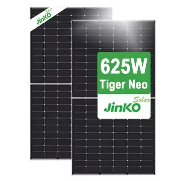 Jinko Solar Panels: 625W Bifacial Panels, 600W Bifacial Panels, 550W & 555W Jinko Tiger Neo N-type Panels