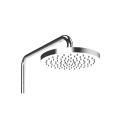 Jeu de douche de style mince noir mat