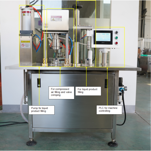 Capsule Filling Machine Semi-automatic Aerosol Filling Machine Distributors Manufactory