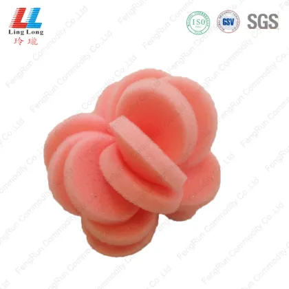 Flower butterfly style bathing sponge