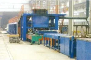 Steel wire gas internal heating type galvanizing furnace