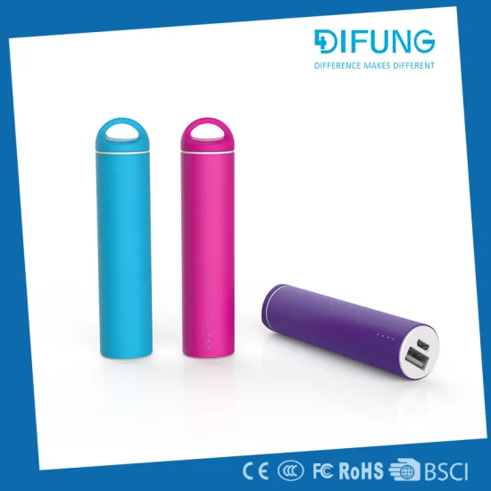 BSCI promotional battery pack portable power bank 2500 MAH 2600MAH