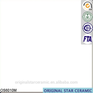 Matt Finish Pure White Color Tile Porcelain