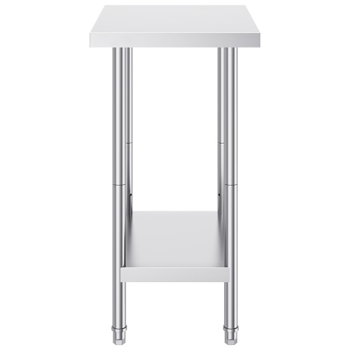 stainless steel prep table Hot Selling Stainless Steel Double Layer Work Table Factory